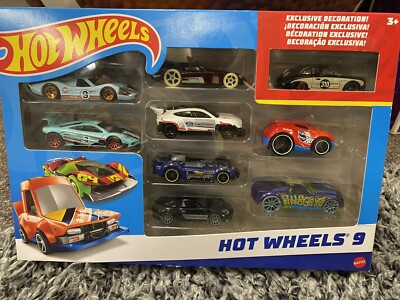 ホットウィール 9台セット Hot WHeels Hot Wheels 9 Pack Toy Cars Exclusive Decoration Mattel 2021 Sealed
