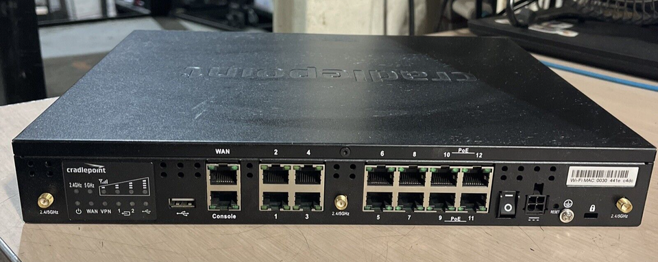 CRADLEPOINT AER3100 WIRELESS ROUTER/SWITCH | eBay