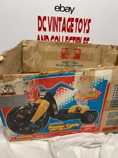 Vintage WWF Power Cycle Playskool Ride-On Big Wheel Empty Box Only RARE