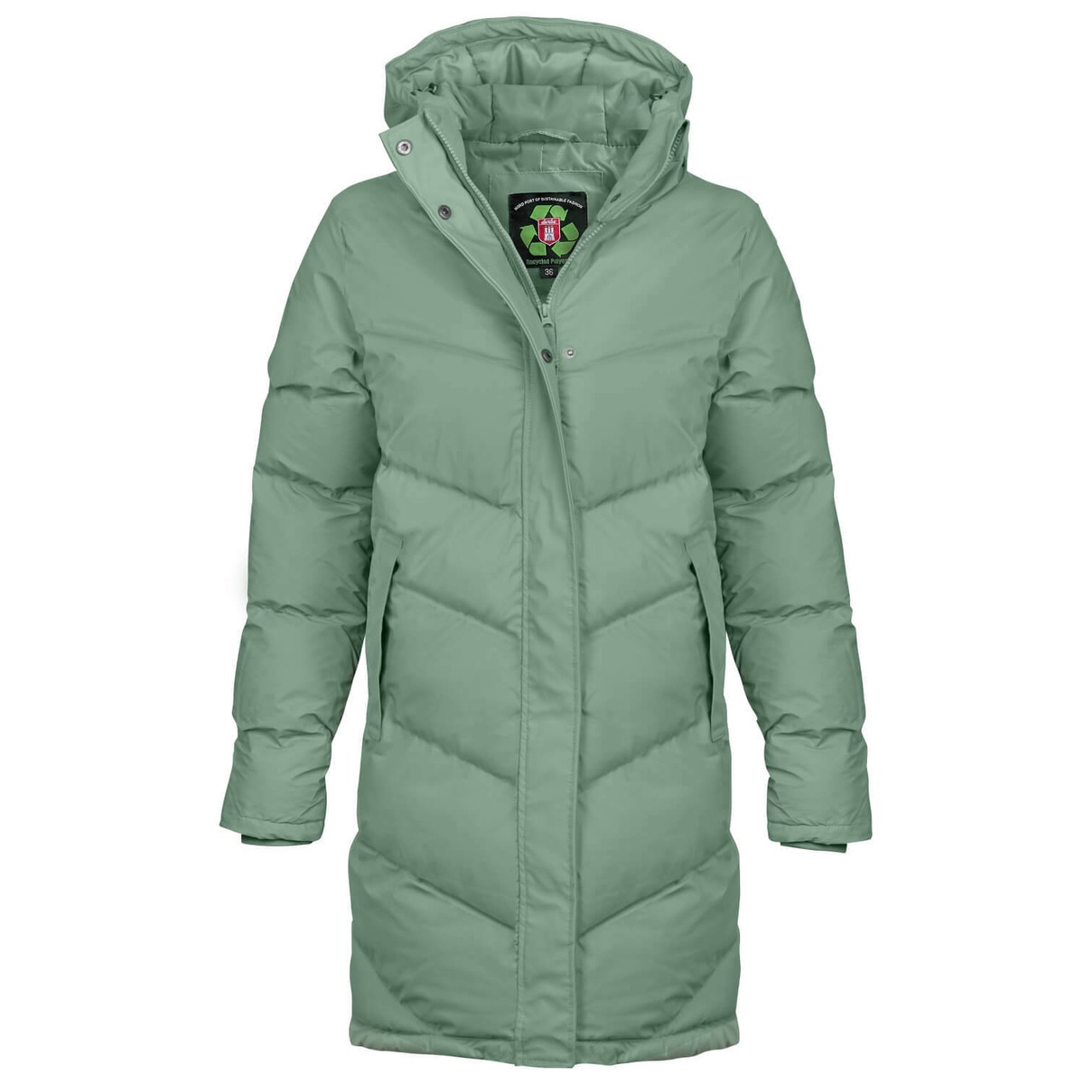 Derbe Damen Steppmantel Regen Jacke Parka gesteppt Kapuze