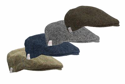 Walker and Hawkes - flache Kappe Harris Tweed Oakmoor Land