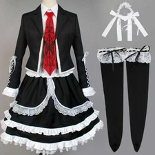 Danganronpa Celestia Ludenberg Dress Female Cosplay Costume Halloween Outfit