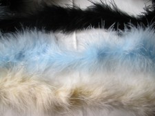 Marabou / Swansdown Feather Trim   Soft fluffy craft, various colours