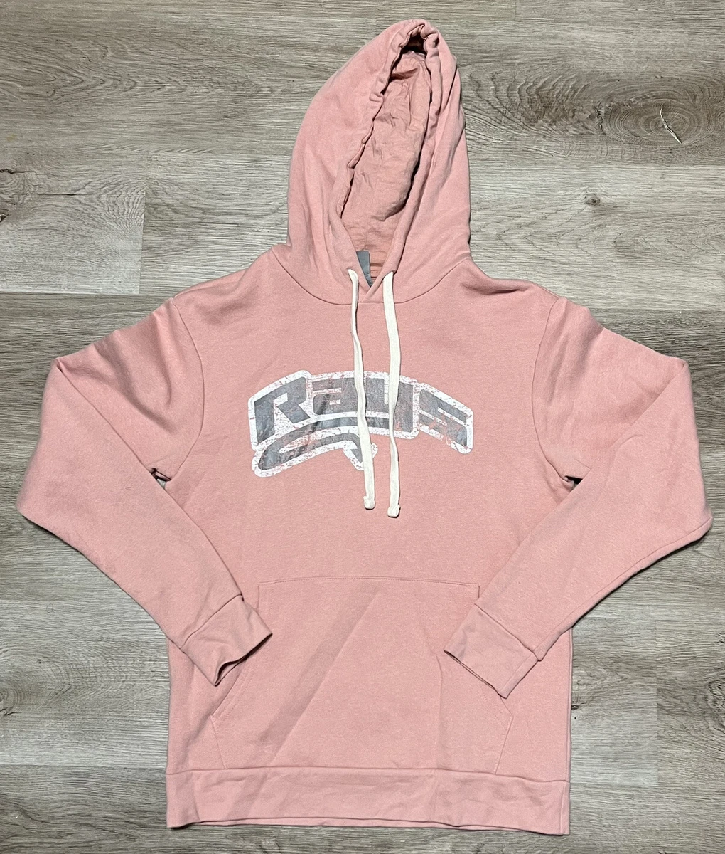 Tampa Bay Rays Hoodie Sweater Sweatshirt Womens Small S Pink Adult
