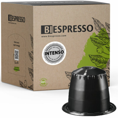 100 Kapseln Kaffee Pads Kompatibel Nespresso Aroma Geschmack Blend Intense