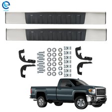 For Chevy Silverado Regular Cab 2007-2019 6 Running Boards Side Step Nerf Bar