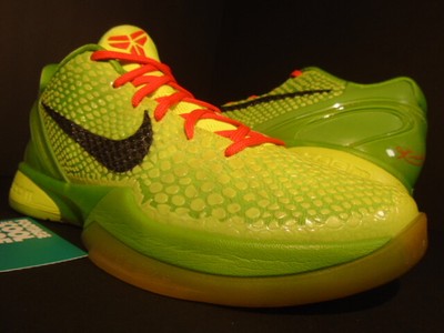 Nike Zoom Kobe Vi 6 Christmas Grinch Volt Green Apple What The Ad 701 9 5 Ebay