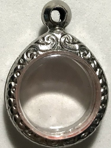 EDELSTAHL GEHÄUSE / GEHÄUSE AMULETT PHRA LP THAI BUDDHA ANHÄNGER C280 H2,1 B1,9 CM - Bild 3 von 6