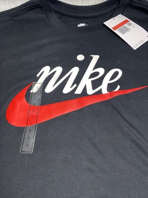 Nike Men's Sportswear Active Short Sleeve T-Shirt in Gray/Red