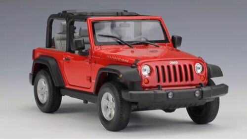 1:24 Scale 2007 Jeep Wrangler (Tarpaint Version) Car Model Toys Ornament GIFT - Picture 6 of 13