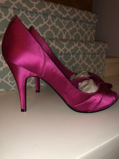 nine west pink heels