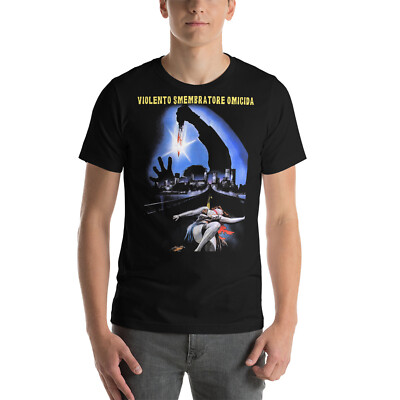 VHS The Ripper T-Shirt NEW! Goblin Acid Witch Exhumed Fabio Frizzi Fulci Horror