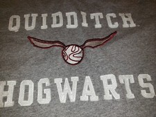 Universal Studios Harry Potter Hogwarts Crest T-shirt Size L quidditch