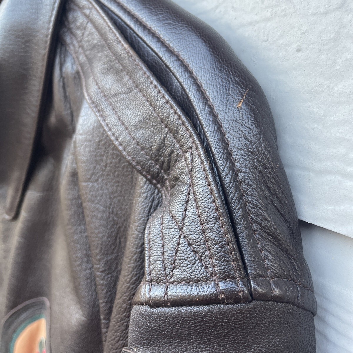 Cooper A2 Flying Tigers Leather Bomber Flight Jacket Hand Painted