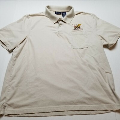 TLB Contracting Polo Shirt Mens XL Construction Short Sleeve :96
