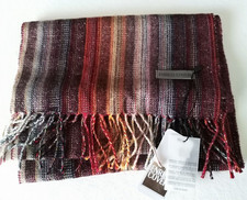 COVERI SCIARPA FOULARD DONNA TESSUTO FANTASIA A RIGHE COLORE ETNICO PASHMINA