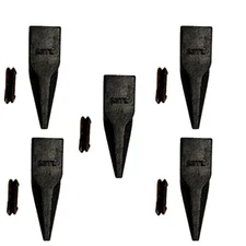 5 PK 23T 23TL 230TL Tiger Long Bucket Teeth 23FP Flexpins For Deere Case Backhoe