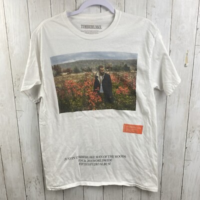 Justin Timberlake Heron Preston T-Shirt The Man of the Woods Tour Tee size M