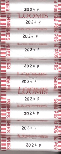 10 BU Lincoln cent penny Rolls 2024 P OBW shotgun unsearched 2025 last year?