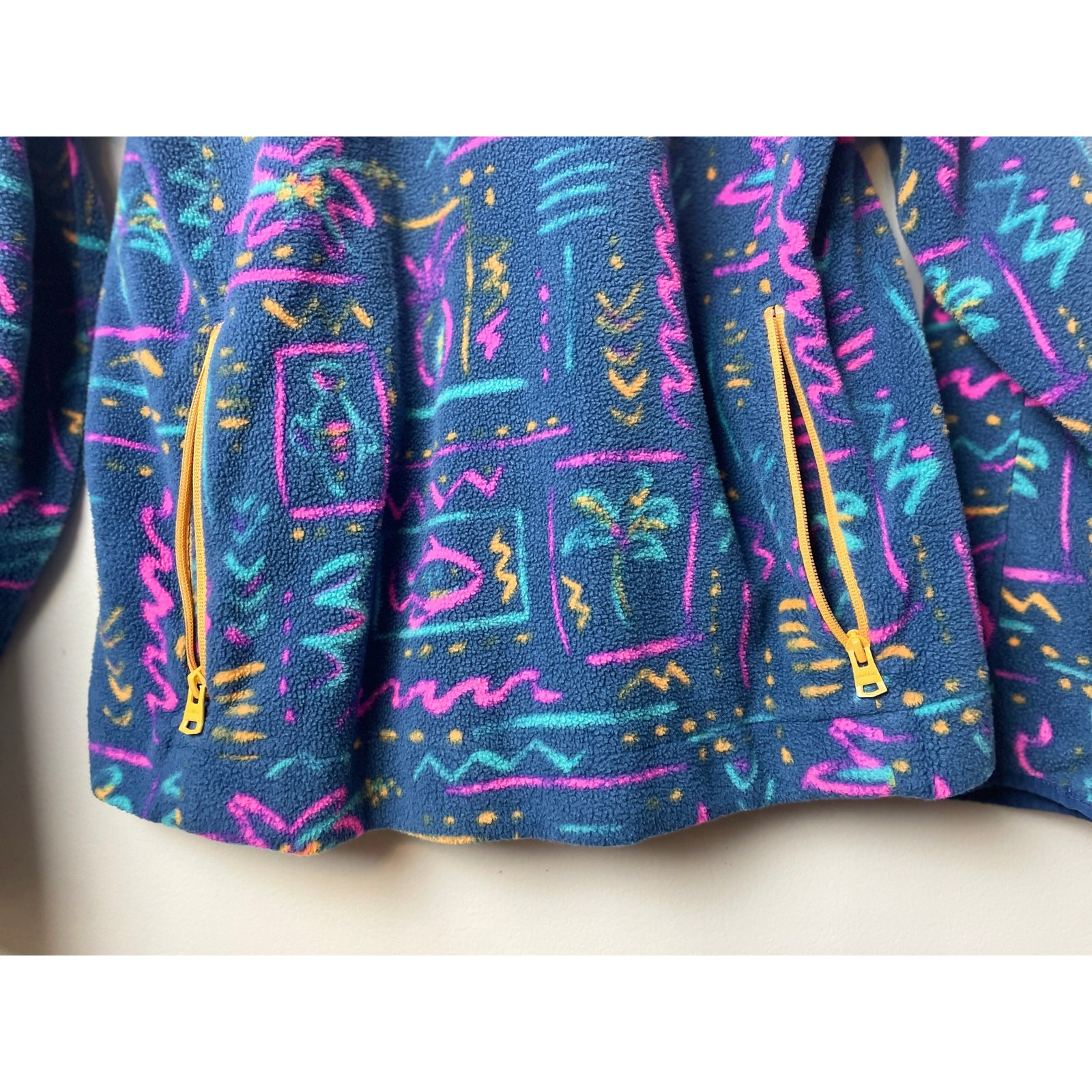 Chubbies Pullover Size Medium Fleece Sweater Quar… - image 5