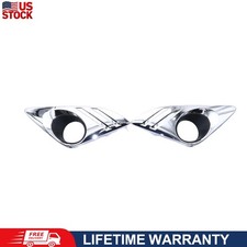 New Replacement Chrome Fog Light Trim For Toyota Camry 2012-2014 2pc