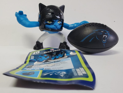 Rush Zone Carolina Panthers McDonalds Happy Meal Toy. NFL Football 2013