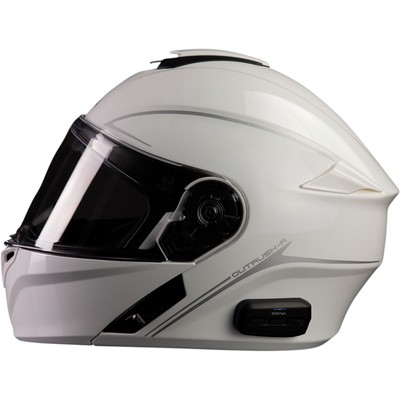 Sena Outrush R Flip-Up Helmet - Glossy White - Medium OUTRUSHR-GW00M3