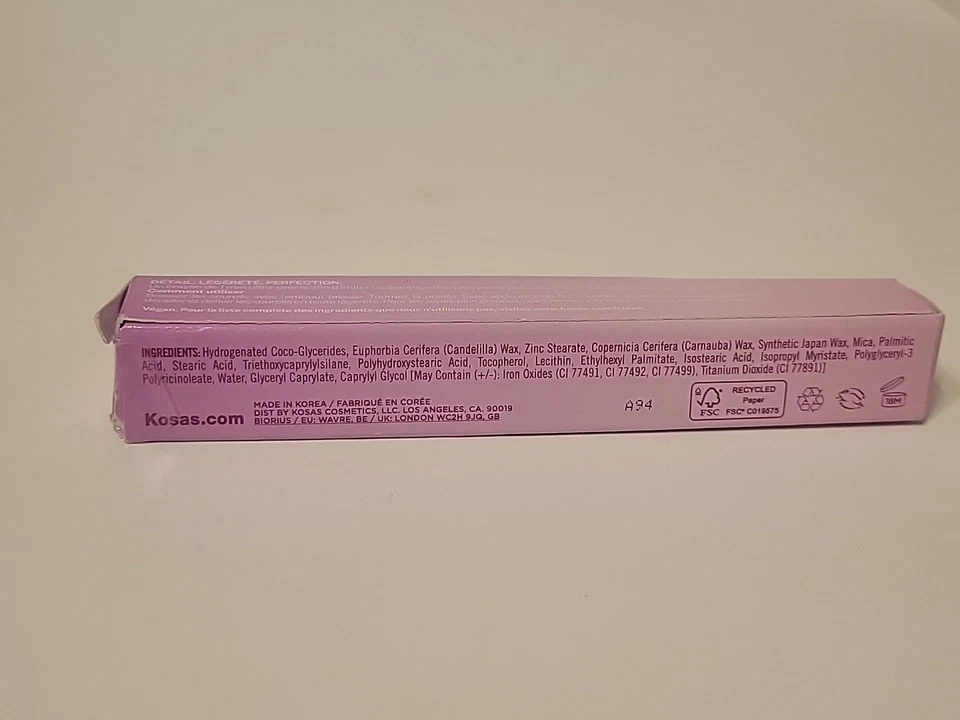 Lápiz de detalles ultrafinos Kosas Brow Pop Nano - Caja abollada marrón medio Foto 3 de 4