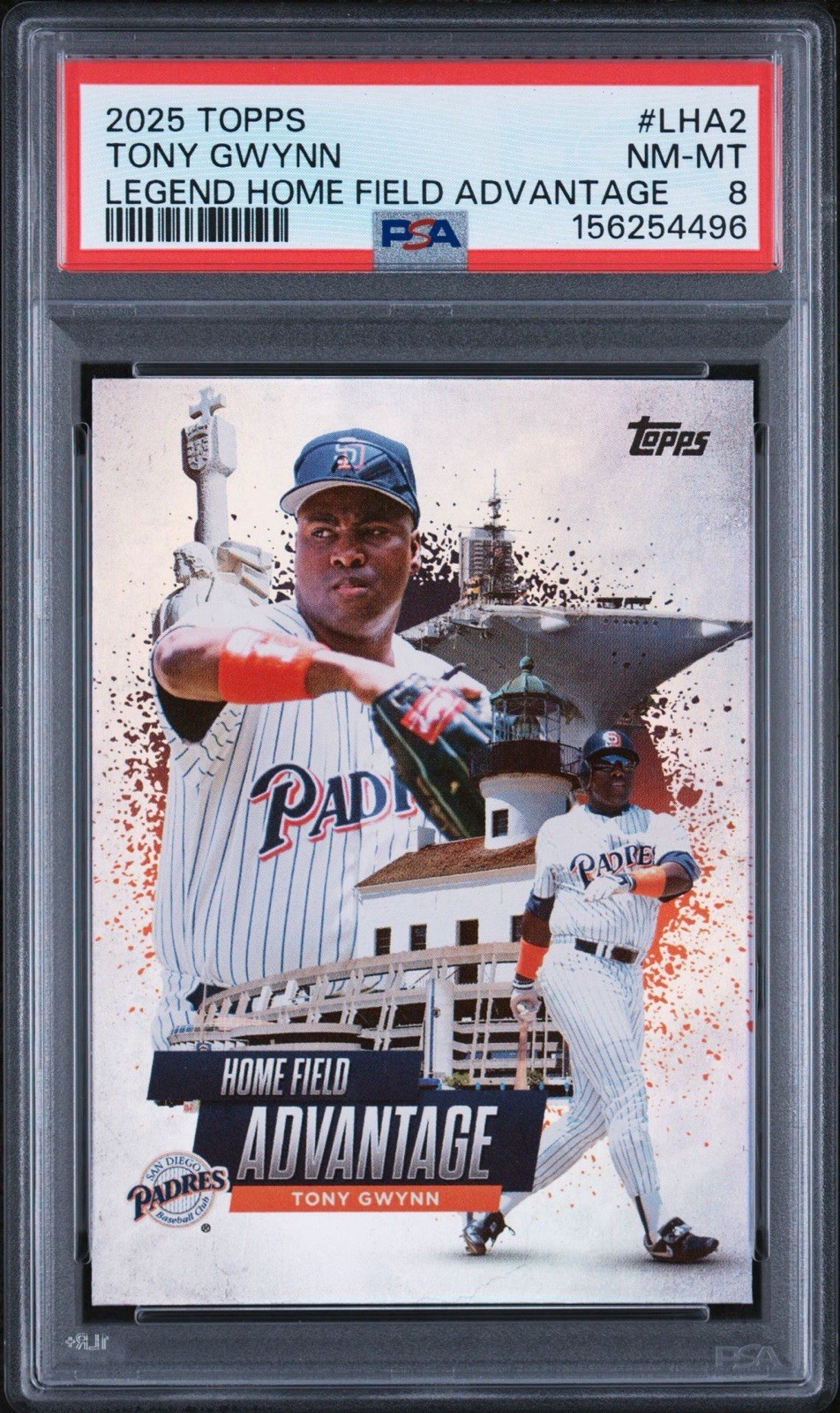 Tony Gwynn #LHA-2 (Baseball Cards 2025 Topps Legendary Home Field Advantage) — is it worth grading?