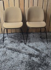 Pair of Genuine GUBI Beetle Dining Chairs – Designed by GamFratesi