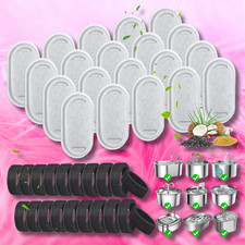 40pcs Cat Fountain Filters Replacement for 67/108/135oz Pet Drinking Replacement