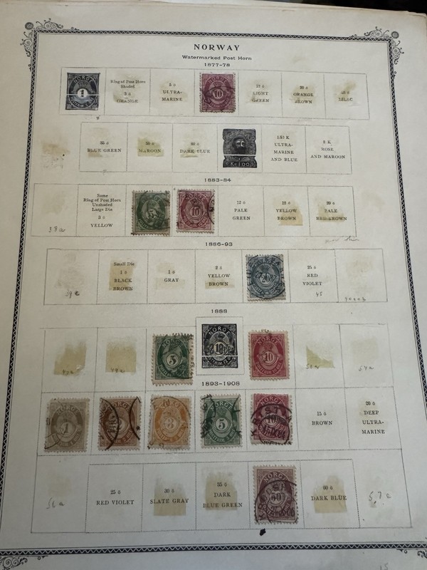 Norway Collection Remainder On Scott Specialized Pages