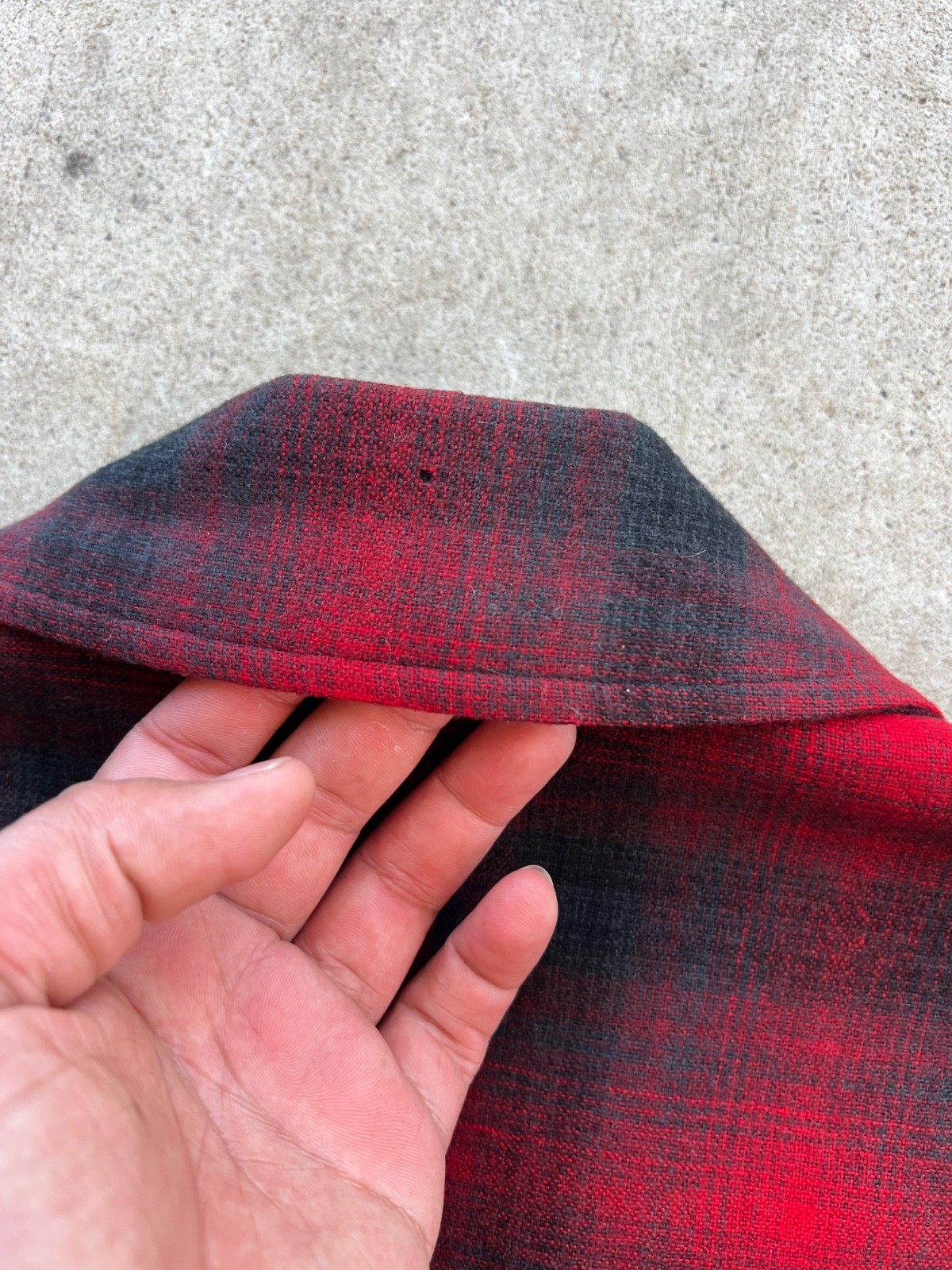 Vintage Pendleton Blazer Shadow Plaid Flannel Med… - image 17