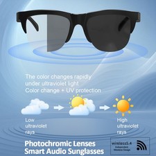 Wireless Bluetooth Glasses Music Headset Audio Hands-free Calls Smart Sunglasses