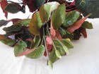Lot of RED & GREEN Artificial Floral BUSH LEAVES Tree Branches Greenery Decor — photo 7