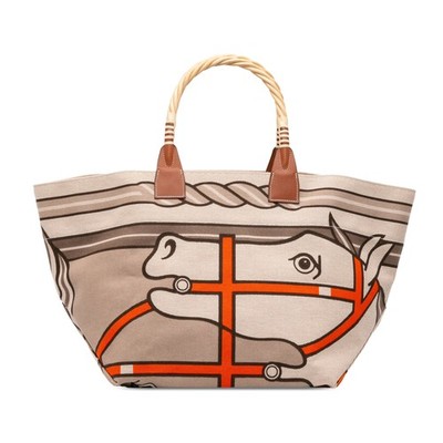 Hermès Canvas H Feder Quadrige au Fil Steeple 31