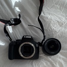 Canon EOS 2000D Digital SLR Camera Black 18-55mm Lens 3x Zoom f/3.5-5.6