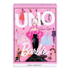 New UNO Canvas Barbie Fashion Model Collection Deck  Robert Best Card Game