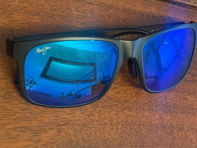 Maui Jim Red Sands MJ432-2M Sunglasses Matte Black Neutral Grey 59 17 140