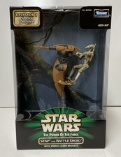 Star Wars Power of the Force POTF Green Card STAP and Battle Droid Sneak Preview