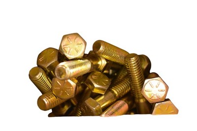 Wurth 7/16-14 X 2 In Grade 8 Yellow Zinc Steel Hex Bolts USS 25 Ct Box 10767162