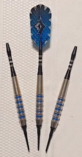 Silver Thunder Soft Tip Dart Set, Blue - 16gm