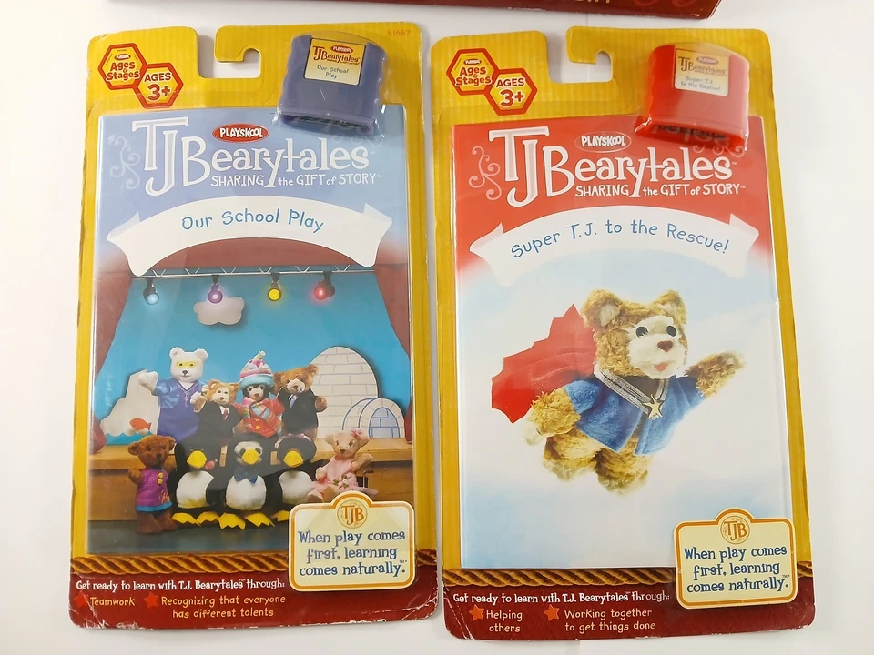 TJ BEARYTALES Animated Talking Story-Telling Teddy Bear Toy + Extra Books NEW! - Image 2 of 4