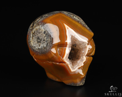 1.9'' Premium Brazilian Agate Star Being Female Alien Crystal Skull
