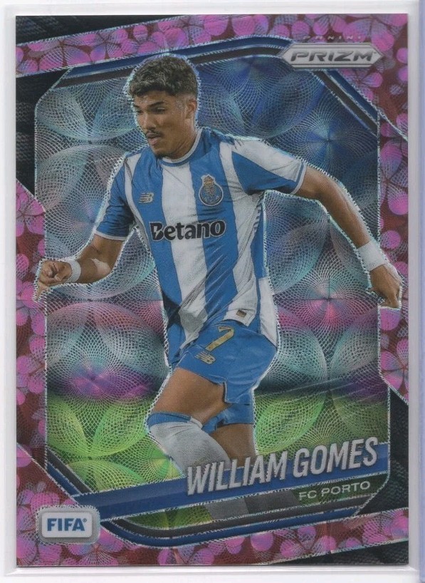 2025-26 Panini Prizm FIFA Soccer William Gomes Plum Blossom /8 #267 FC Porto