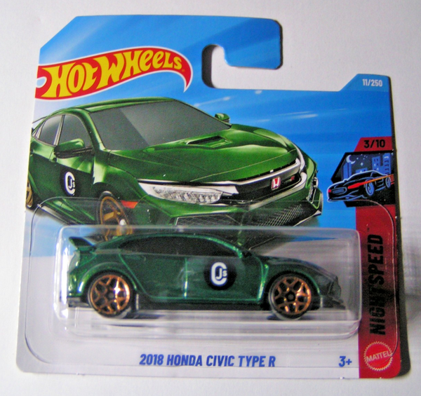 Hot Wheels - 2018 Honda Civic Type R - GrüN - Nightspeed 2026 - JJK87-image