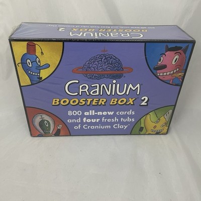 NIB Cranium Booster Box 2 Expansion Set 800 Cards 4 Tubs of Clay Unopened