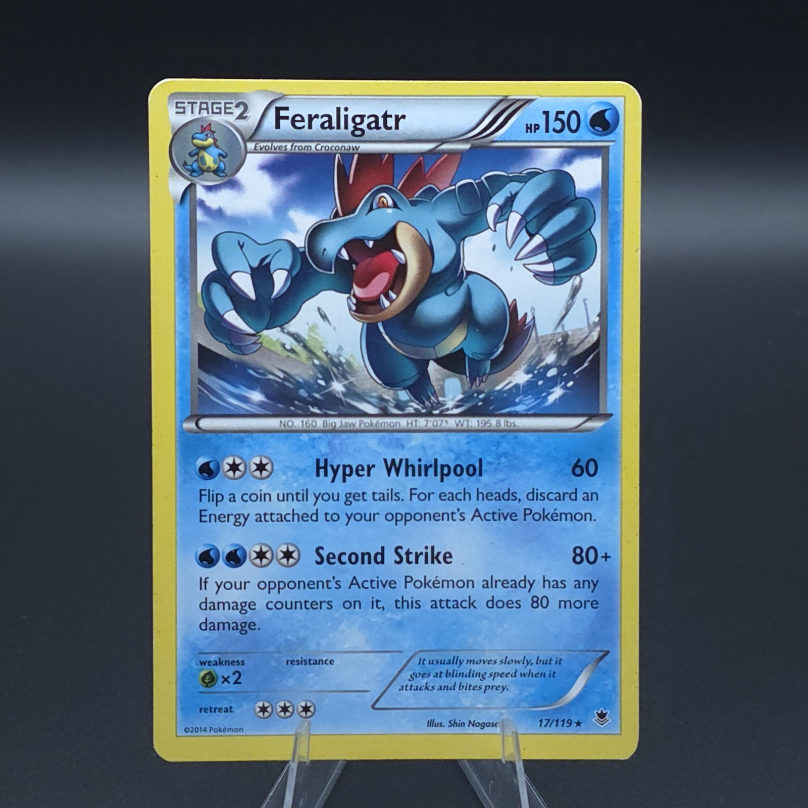 Feraligatr - 17/119 (XY Phantom Forces) - 017/119 Rare Deck Exclusives - MP Poke