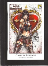 GRIMM: CALL OF WONDERLAND #1 - EDICIÓN GALERÍA SDCC, CASI NUEVO+, RARO/ESCASO, LIM 15