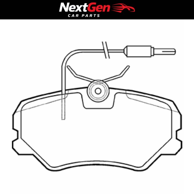 DriveTec Brake Pads for Peugeot 405 TD - 1.9 - 92-97